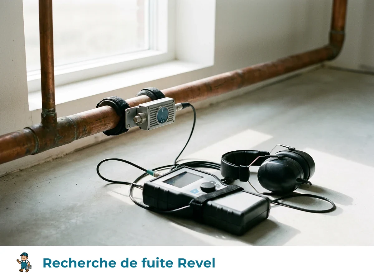 Recherche de fuite à Revel