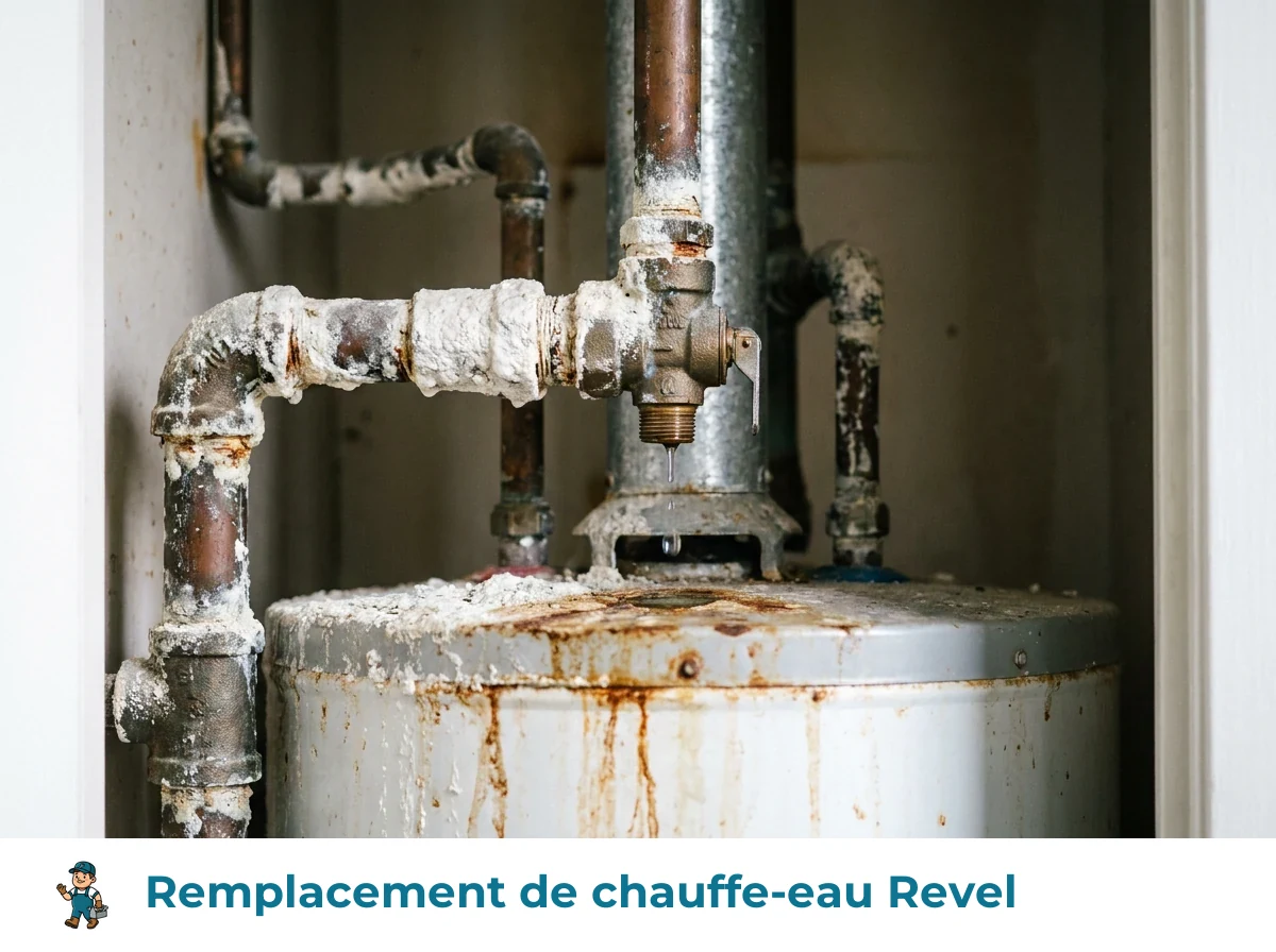 Remplacement de chauffe-eau à Revel