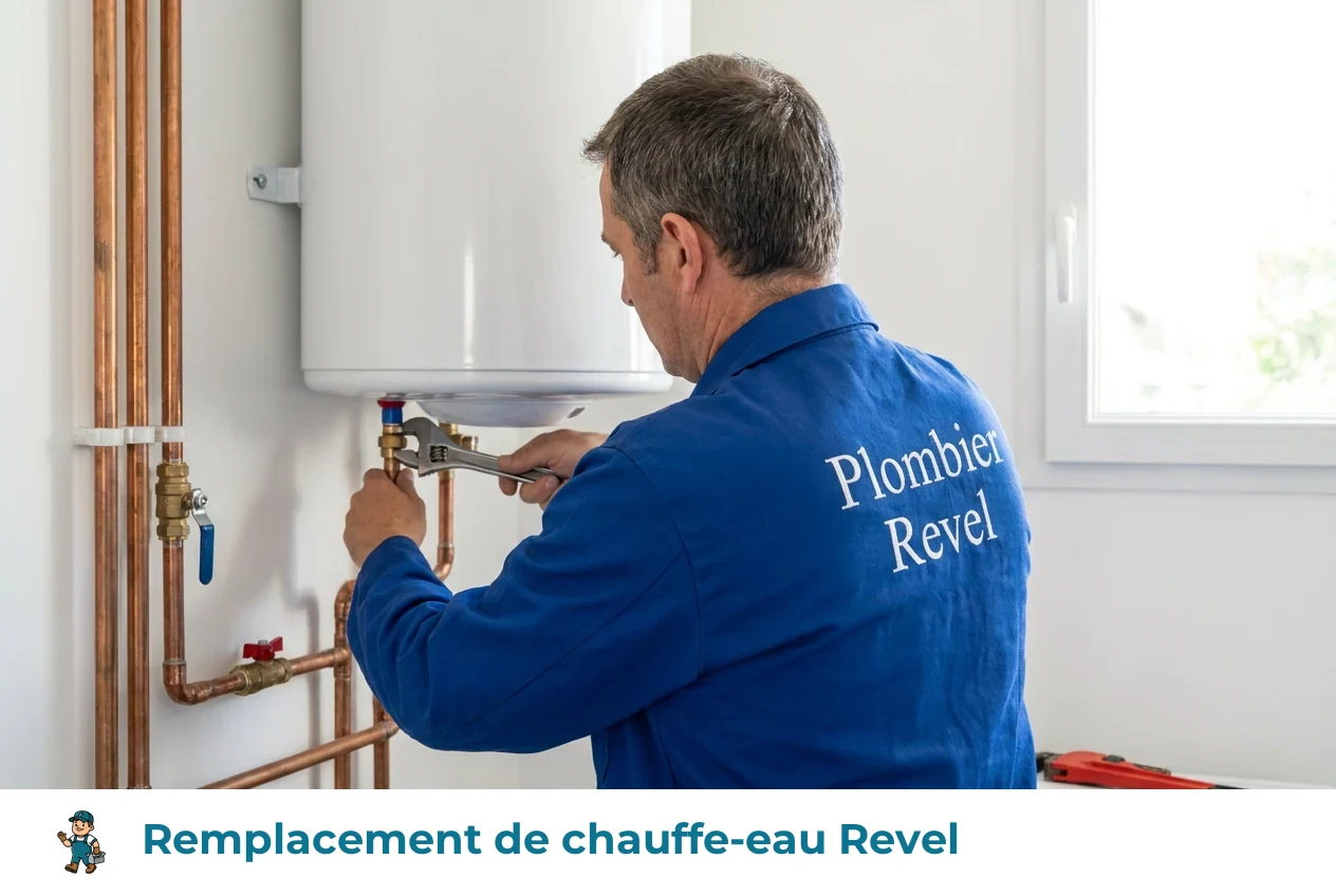 Remplacement de chauffe-eau à Revel