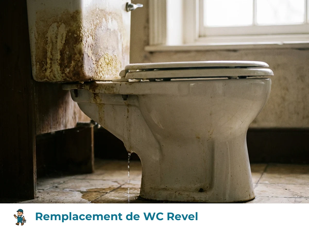 Remplacement de WC à Revel
