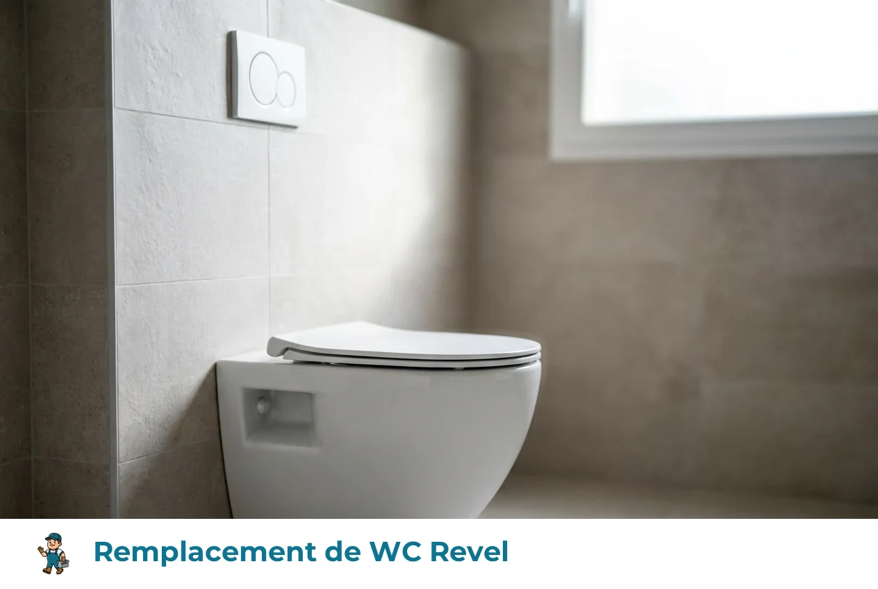 Remplacement de WC à Revel