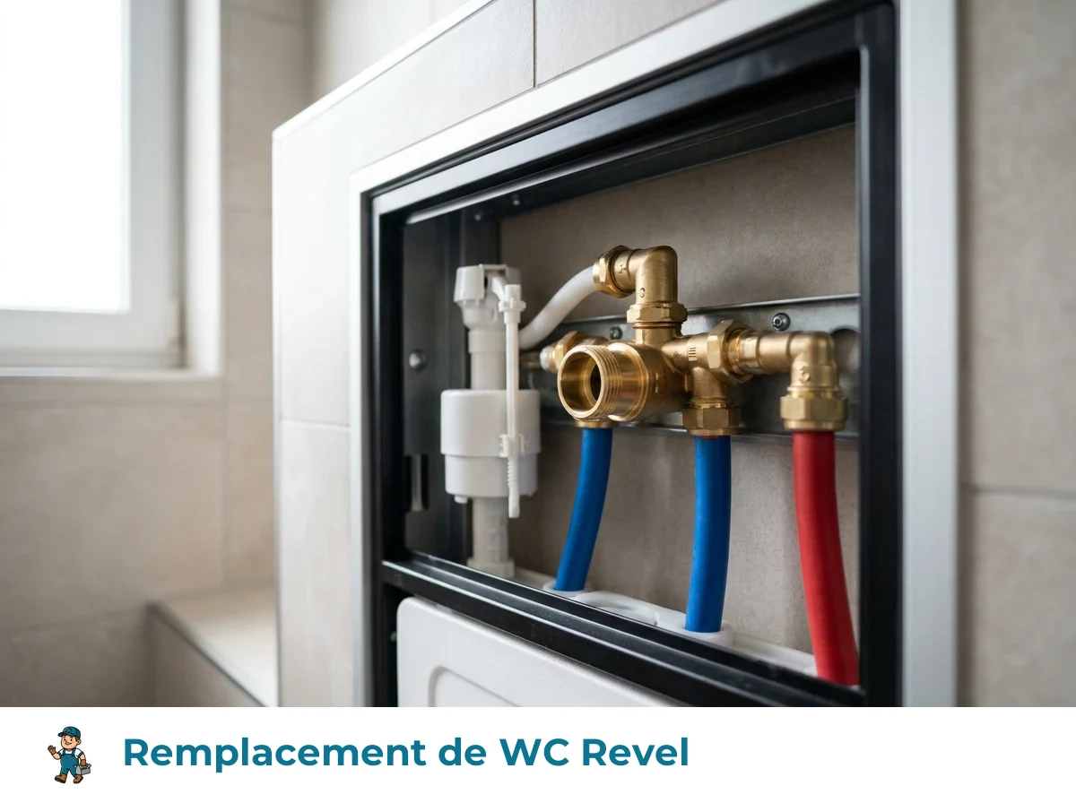 Remplacement de WC à Revel